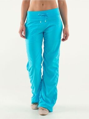 lululemon athletica blue studio pants